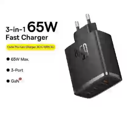 Sạc Baseus Cube Pro 2C + U 65W EU 2